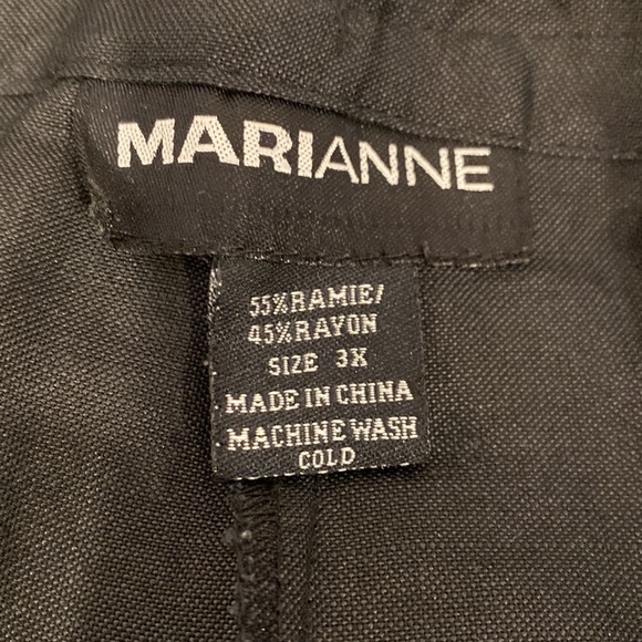 Linen wide leg pants - Picture 4 of 4